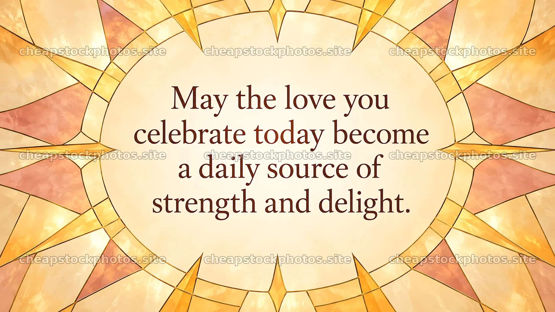 Stained Glass Wedding Congratulations Greeting – stock photos 10324x5812